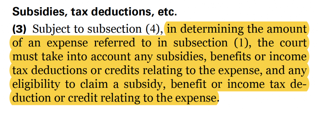 Child Support Guidelines Section 7(3) image